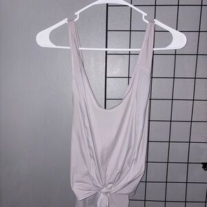 Lululemon Athletica Light Gray Tank Top